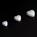 Opal Heart Charms