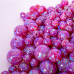 Hibiscus Opal Craft Beads