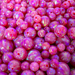 Hibiscus Opal Craft Beads