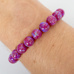 Hibiscus Opal Beaded Bracelet