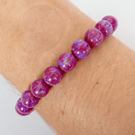 Hibiscus Opal Beaded Bracelet - The Opal Dealer