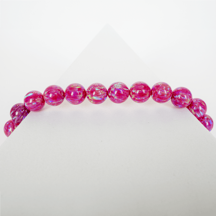 Hibiscus Opal Beaded Bracelet - The Opal Dealer