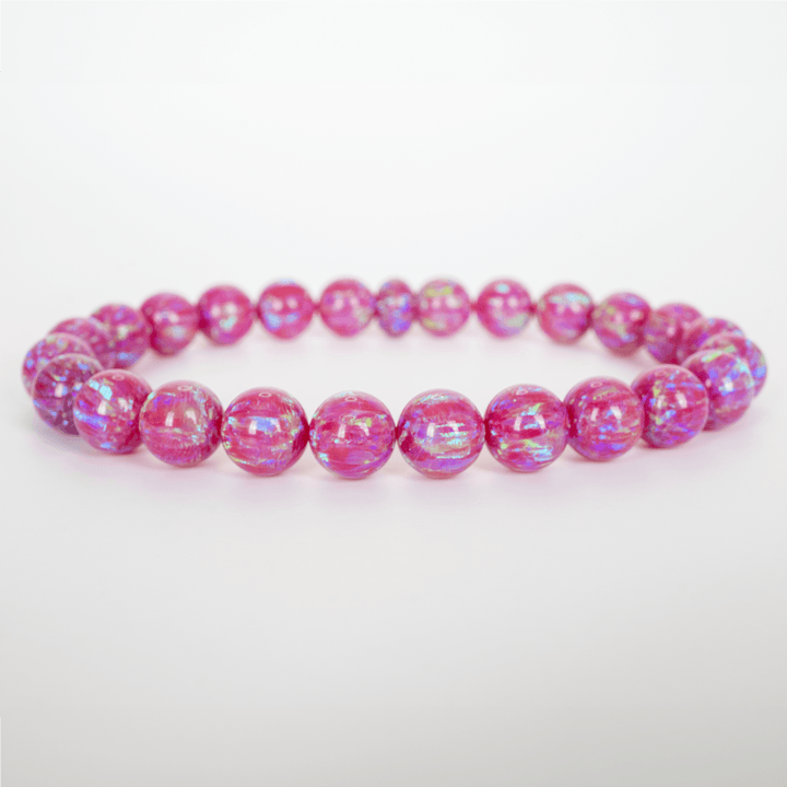 Hibiscus Opal Beaded Bracelet - The Opal Dealer