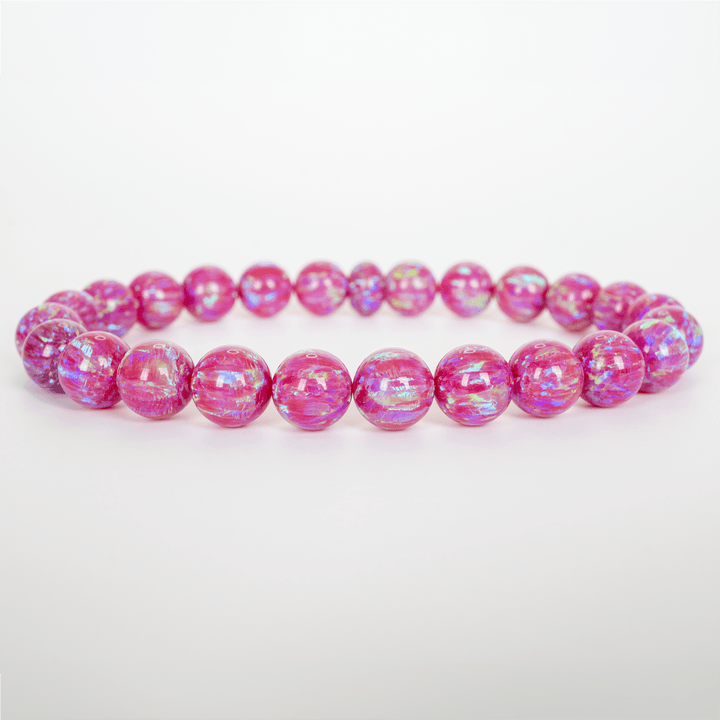Hibiscus Opal Beaded Bracelet - The Opal Dealer