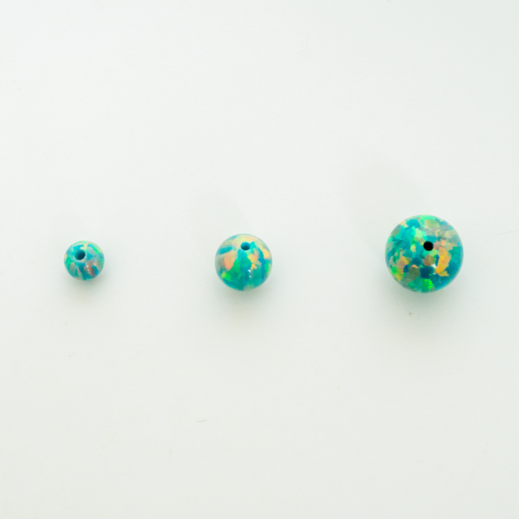 Opal Craft Beads - Crystal Blue Opalescence Beads – The Opal Dealer