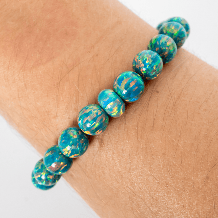 Jade Opal Beaded Bracelet - The Opal Dealer