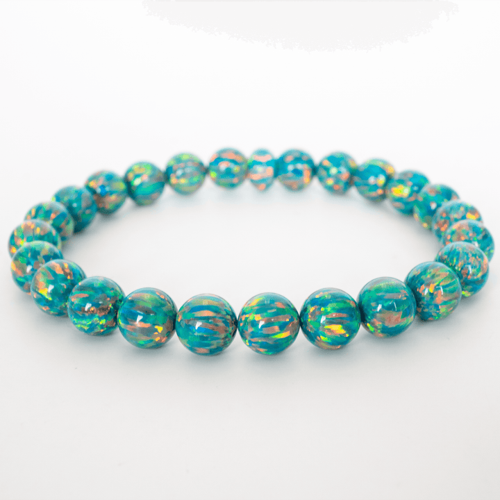 Jade Opal Beaded Bracelet - The Opal Dealer