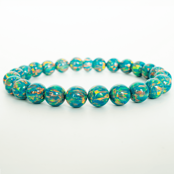 Jade Opal Beaded Bracelet - The Opal Dealer