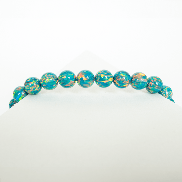 Jade Opal Beaded Bracelet - The Opal Dealer