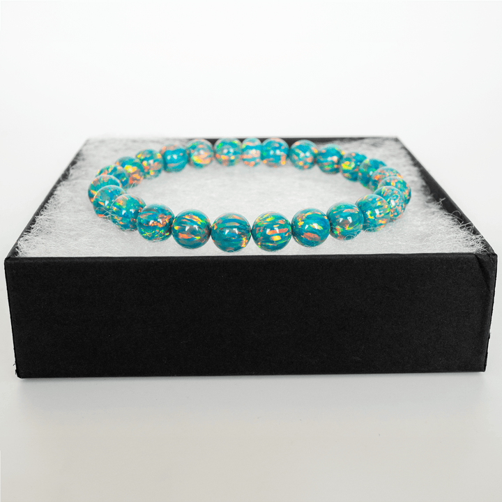 Jade Opal Beaded Bracelet - The Opal Dealer