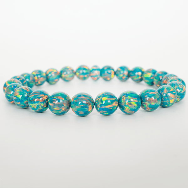 Jade Opal Beaded Bracelet - The Opal Dealer