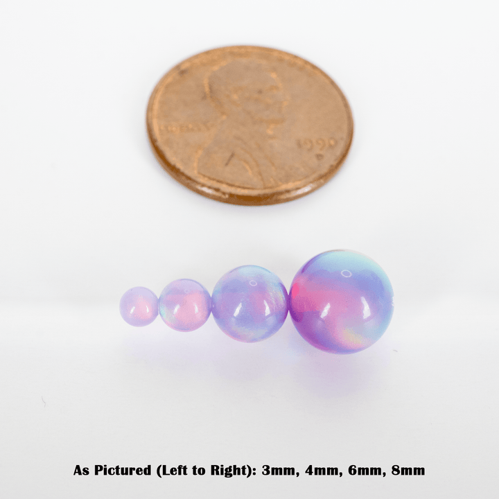 Lilac Galaxy Opalescence Craft Beads - The Opal Dealer