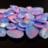 Lilac Galaxy Faceted Pear Cut Opalescence Cabochon