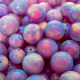 Lilac Galaxy Opalescence Craft Beads