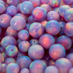 Lilac Galaxy Opalescence Craft Beads