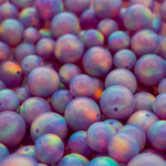 Lilac Galaxy Opalescence Craft Beads