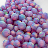 Lilac Galaxy Opalescence Craft Beads