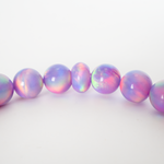 Lilac Galaxy Opalescence Beaded Bracelet