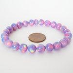 Lilac Galaxy Opalescence Beaded Bracelet