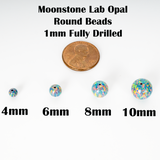 Moonstone Opal Craft Beads