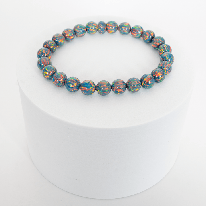 Moonstone Opal Beaded Bracelet - The Opal Dealer