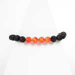 Nectar Opal & Lava Stone Beaded Bracelet
