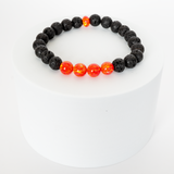 Nectar Opal & Lava Stone Beaded Bracelet