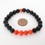 Nectar Opal & Lava Stone Beaded Bracelet