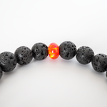 Nectar Opal & Lava Stone Beaded Bracelet
