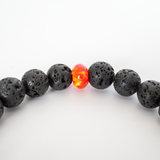 Nectar Opal & Lava Stone Beaded Bracelet