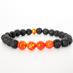 Nectar Opal & Lava Stone Beaded Bracelet