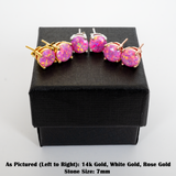 Aurora Opal Stud Earrings