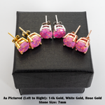 Aurora Opal Stud Earrings