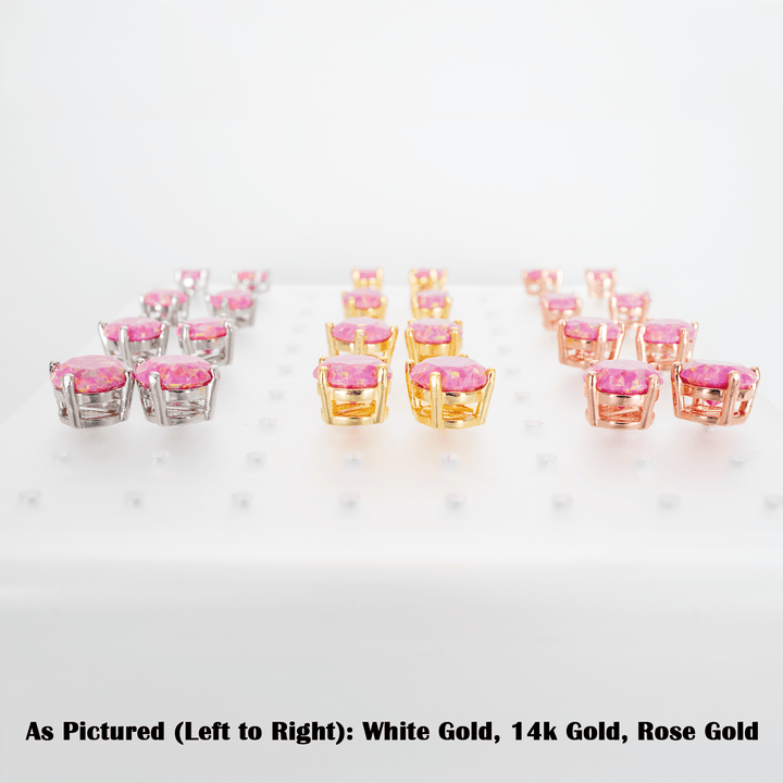 Aurora Opal Stud Earrings - The Opal Dealer