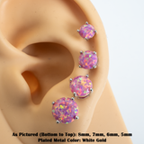 Aurora Opal Stud Earrings