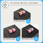 Aurora Opal Stud Earrings