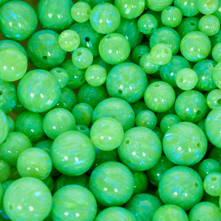 Nuclear Green Opal Craft Beads - The Opal Dealer