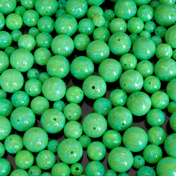 Nuclear Green Opal Craft Beads - The Opal Dealer
