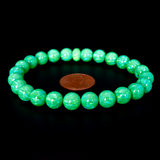 Nuclear Green Glow Opal Beaded Bracelet - New Design