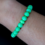 Nuclear Green Glow Opal Beaded Bracelet - New Design