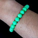 Nuclear Green Glow Opal Beaded Bracelet - New Design