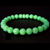 Nuclear Green Glow Opal Beaded Bracelet