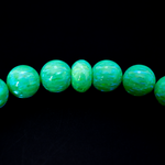 Nuclear Green Glow Opal Beaded Bracelet
