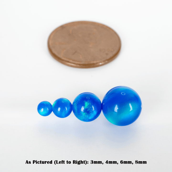 Ocean Blue Opalescence Craft Beads - The Opal Dealer