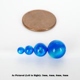 Ocean Blue Opalescence Craft Beads