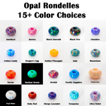 8mm Opal Rondelles