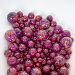 Orchid Opal Craft Beads