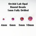Orchid Opal Craft Beads