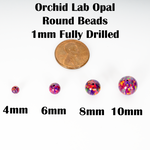 Orchid Opal Craft Beads