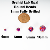 Orchid Opal Craft Beads